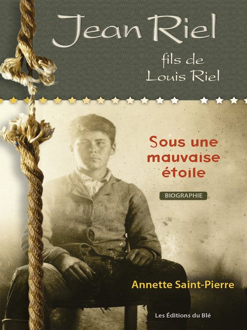 Cover image for Jean Riel, fils de Louis Riel